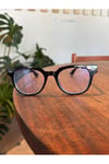 Miracle Köşeli Oval Unisex Mavi ışık korumalı 50 ekartman Optik cam takılabilen Gözlük