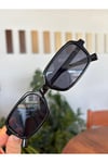 Miux mi Metal Aksesuarlı Kare Güneş Gözlüğü Miux Şık unisex Model Uv400 Koruma