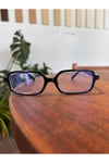 Miux mi Metal Aksesuarlı Kare Güneş Gözlüğü Miux Şık unisex Model Uv400 Koruma