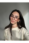 Roller Yuvarlak Leopar Desenli Unisex Kadın Erkek Popüler Gözlük Mavi Işık Korumalı Gözlük