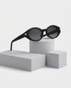 Shine Siyah Degrade Trend Oval Güneş Gözlüğü Black Unisex 2026 Kolleksiyon