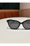Siyah Cat eye T aksesuarlı Gold Detay Kedi Güneş Gözlüğü Popüler Model