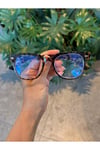 Toms Leopar Desenli Unisex Köşeli Büyük Hafif Mavi ışık korumalı optik uyumlu gözlük