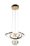 Dron 35.Lik Ledli Avize Gold Kaplama