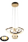 Dron 35.Lik Ledli Avize Gold Kaplama