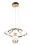 Dron 45.Lik Ledli Avize Gold Kaplama
