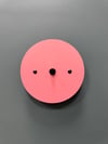 Dünya Pilli Aplik Pembe Ahşap
