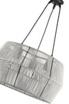 Modeno 3.Lü Avize Açık Gri 45 cm
