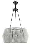 Modeno 3.Lü Avize Açık Gri 45 cm
