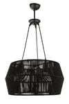 Modeno 3.Lü Avize Siyah 45 Cm
