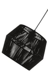 Modeno Tekli Avize Siyah 30 Cm
