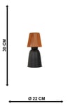 Orlina Masa Lambası Siyah No:12