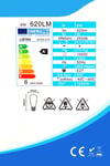 Rustik Led Ampul Sarı Armut