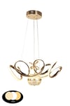 Vargas Ledli Avize Gold Kaplama