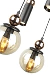 Veloce Ledli 4.lü Avize Gold