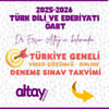 TÜRK DİLİ VE EDEBİYATI ÖABT TÜRKİYE GENELİ VİDEO ÇÖZÜMLÜ 8 ONLINE DENEME