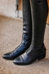 Equitheme - Bağcıklı Deri Binici Çizmesi - Lace Up