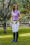 Equitheme Suzanne - Polo Binici Yarışma Bluzu - Leylak
