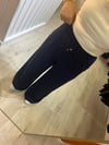 Beli Lastikli Bol Paça Pantolon Lacivert 