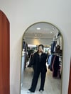 Beli Lastikli Bol Paça Pantolon Siyah