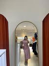 Drape Detaylı Vatkalı Şeker Pembe Midi Elbise