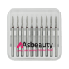 ASBeauty Elmas Kaplamalı 10'lu Paket Tırnak Frezi-Elmas K.F-Oval Mum Alevi 16 mm-Kı