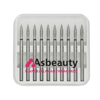 ASBeauty Elmas Kaplamalı 10'lu Paket Tırnak Frezi-Elmas K.F-Mum Alevi-25 mm-Kı
