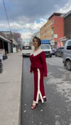 Bordo- Krem Triko Takım