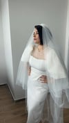 İncili Tül Detaylı Elbise