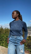 Jean Yırtık Detaylı Pantalon