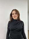 Omuz Büzgülü Bluz