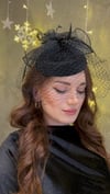 Siyah Nikah Şapkası - Vualet Şapka
