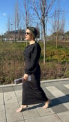 Siyah Yumuşak Dokulu Hırka