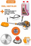 15HP /h YAN TİPİ BENZİNLİ OT ÇALI ÇİM BİÇME TIRPAN MAKİNESİ + CANAVAR+YAĞ+GÖZLÜK+ELDİVEN
