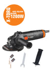 5600 Wf Çelik Şanzuman Bakır Sargı Ve Motor 125 Mm Demir Kesme Avuç Taşlama Makinesi