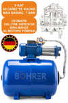 6 KADEMELİ YMP6-90 YÜKSEK BASINÇ 8 KAT 25 DAİRE 'YE KADAR 2.25 HP 100L TANK HİDROFOR SU MOTORU POMPA
