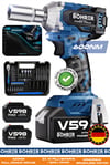600NM BA011134 FULL SET V598 ORJİNAL 21V 3AH DEVİR AYARLI KÖMÜRSÜZ SOMUN SIKMA SÖKME MAKİNESİ 