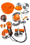 Alman 15 Hp /hsırt Tipi Benzinli Motorlu Ot Tırpanı Çim Biçme Makinesi Tırpan Canavar Başlık Misina
