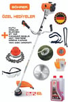 ALMAN 20Hp /h BENZİNLİ YENİ NESİL YAN TİPİ ÇİM ÇALI BİÇME TIRPAN MOTORU MAKİNESİ