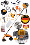 Alman Orange Profesyonel 12 Hp /hyan Tipi Benzinli Ot Çalı Çim Biçme Makinesi Tırpanı Eldiven