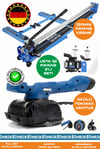 Alman Pro BA01078M 2'li Usta Fayans Seti - 120mm Lazerli Yağlı Süper Kesim Fayans Kesme + Titreşimli Kademeli Fayans Vantuz Tokmak Makinesi