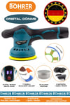 ALMAN V258 ÇİFT AKÜLÜ ORBİTAL 8 KADEMELİ DİJİTAL PASTA CİLA ARAÇ PARKE MERMER POLİSAJ MAKİNESİ