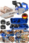 ALMAN V998 ÇİFT AKÜLÜ 15 PİLLİ AKÜLÜ AĞAÇ KESME DAL BUDAMA MAKİNESİ - 30CM VE 12'' PALA ZİNCİR
