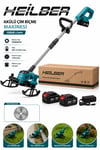BA011532 Akülü Çim Kesme Makinesi 36V Çift Akülü Kömürsüz Motor Misinalı Mini Tırpan Ot Kesme Makinesi