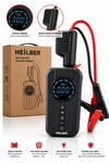BA0115396 Taşınabilir Akü Takviye Cihazı ve Dijital Lastik Şişirme Hava Pompası LED Işıklı