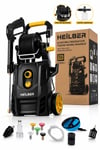 BA011545 225 Bar Elektrikli Basınçlı Yıkama Makinesi Oto Araç Yıkama Makinesi Hortum Makaralı Köpük Tabancalı