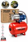 BA011553 Jet750SC Su Pompası + 50 Litre Hidrofor 1 HP Paslanmaz Çelik Su Pompası Basınç Artırıcı Sessiz Hidrofor Seti
