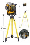 Bh089gi 12 Satır Lazer Seviyesi 12v 360 Dereceyeşil Işık Seviye Ölçme 3 Kademe Ayaklı Tripod