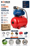 BÖHRER BA011428 6 KAT 12 DAİRE UYGUN 1.5 HP 50L OTOMATİK HİDROFOR SU POMPASI - BAKIR SARGILI