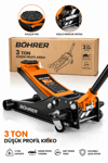 BÖHRER BA011436 3 TON DÜŞÜK PROFİL ÇİFT PİSYON AĞIR GARAJ TİPİ HİZMET OTO ARAÇ KALDIRMA KRİKOSU 